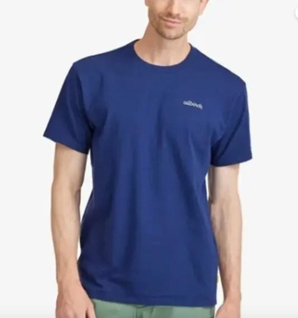 Allbirds NWT Men's Deep Navy Blue All Good Cotton Logo T-Shirt Size XS